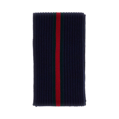 GUCCI Web motif wool scarf