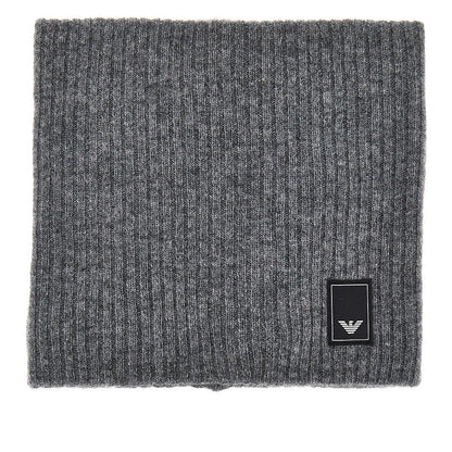 EMPORIO ARMANI Wool and cashmere neck warmer