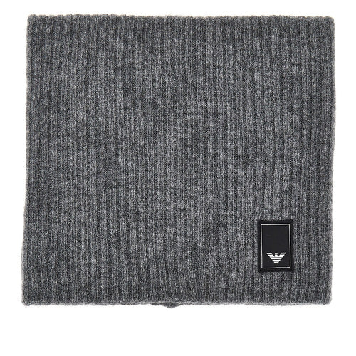 EMPORIO ARMANI Wool and cashmere neck warmer