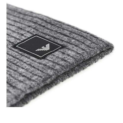 EMPORIO ARMANI Wool and cashmere neck warmer