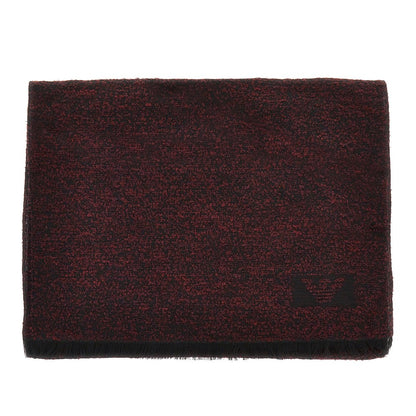 EMPORIO ARMANI Bouclé wool blend scarf
