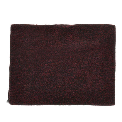 EMPORIO ARMANI Bouclé wool blend scarf