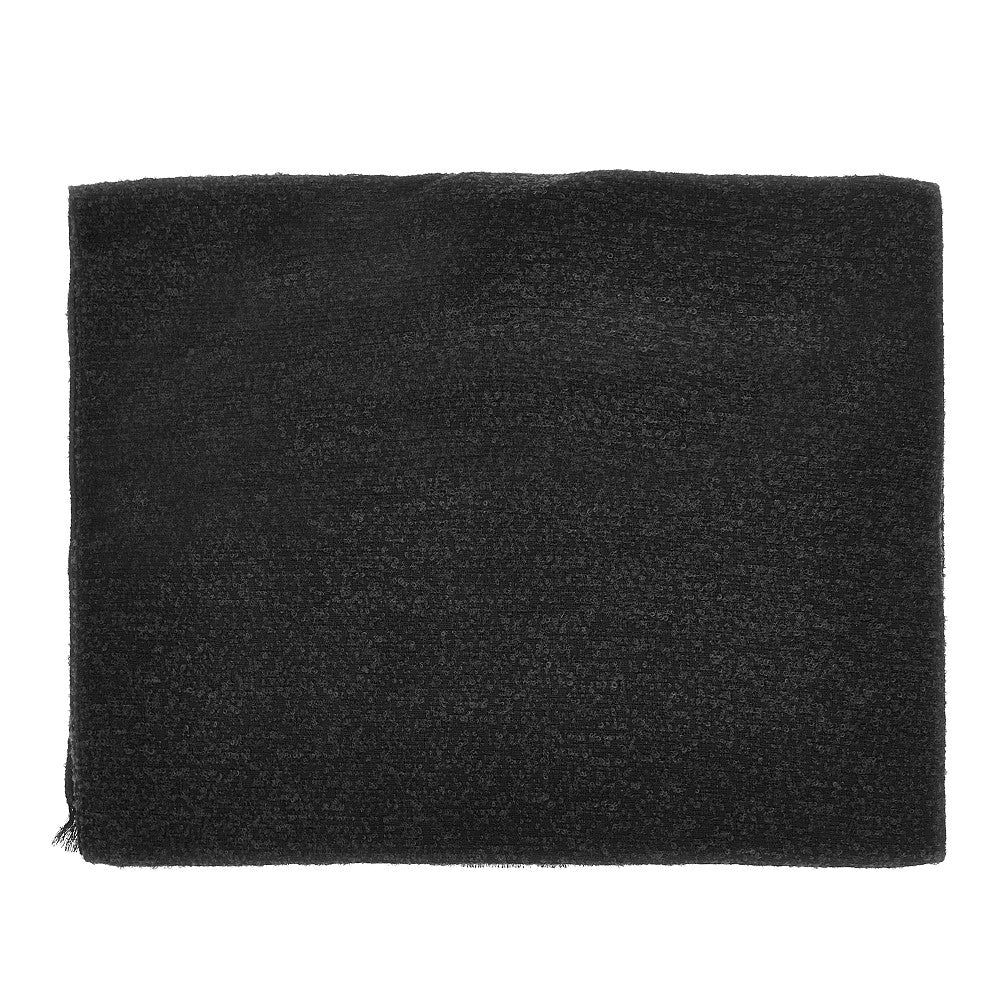 EMPORIO ARMANI Bouclé wool blend scarf