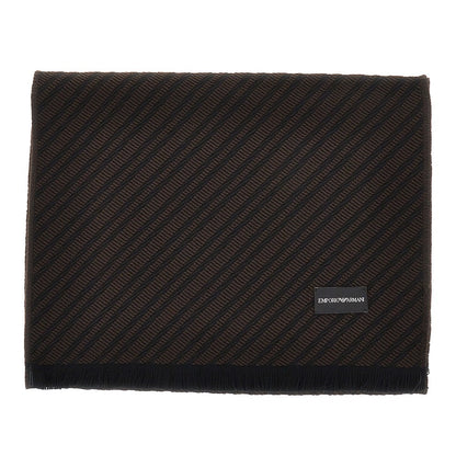 EMPORIO ARMANI Jacquard viscose blend scarf