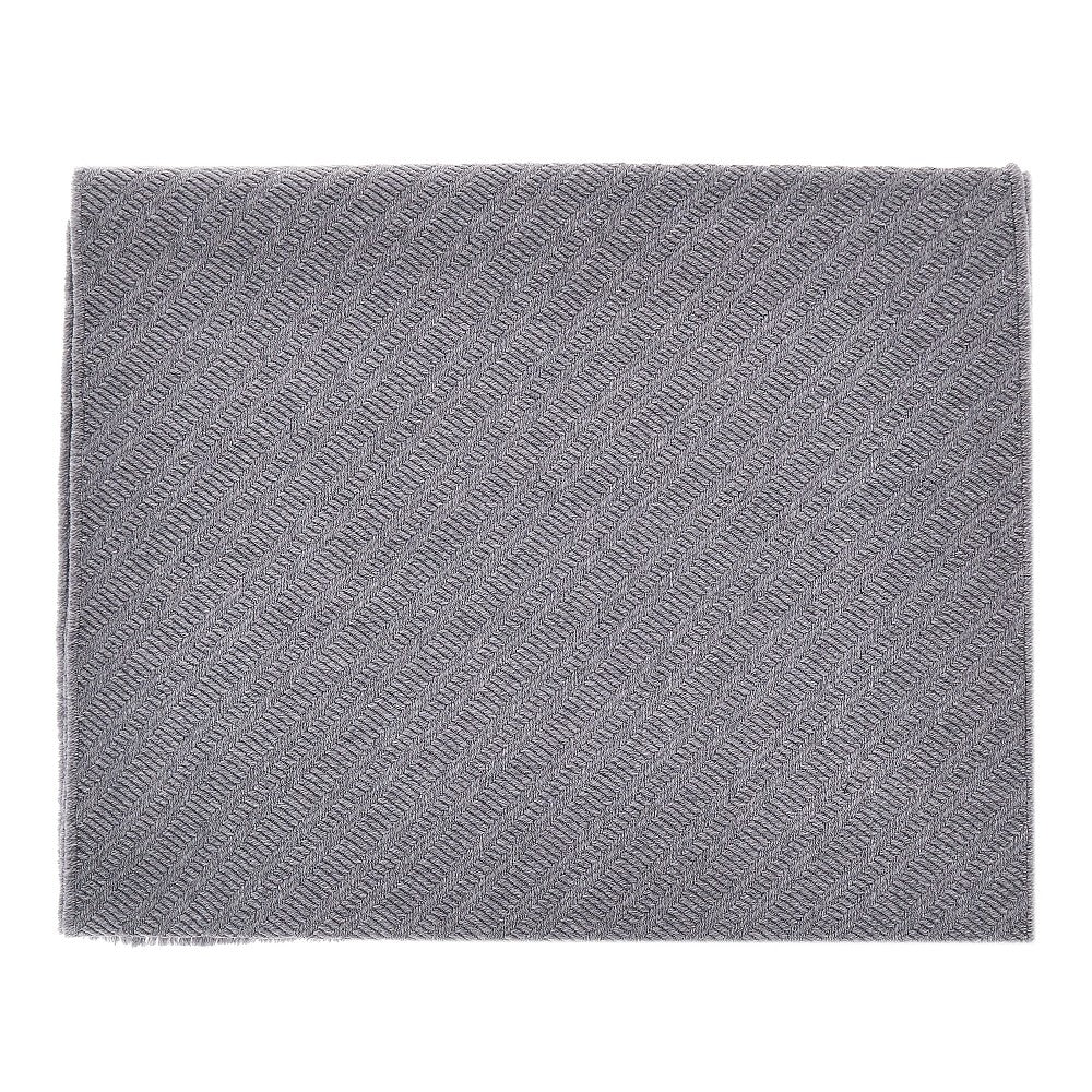 EMPORIO ARMANI Jacquard wool scarf
