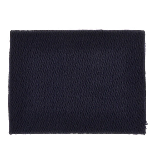 EMPORIO ARMANI Jacquard wool scarf