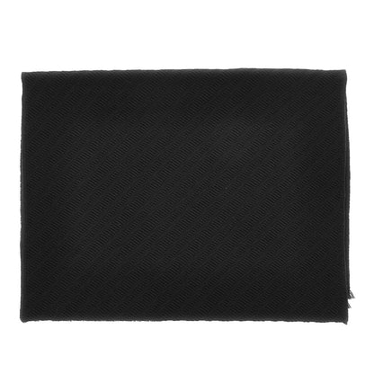 EMPORIO ARMANI Jacquard wool scarf