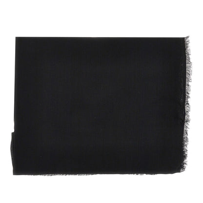 EMPORIO ARMANI Jacquard logo modal-blend shawl