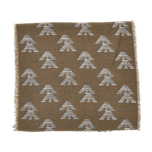 EMPORIO ARMANI Knitted scarf with Eagle motif
