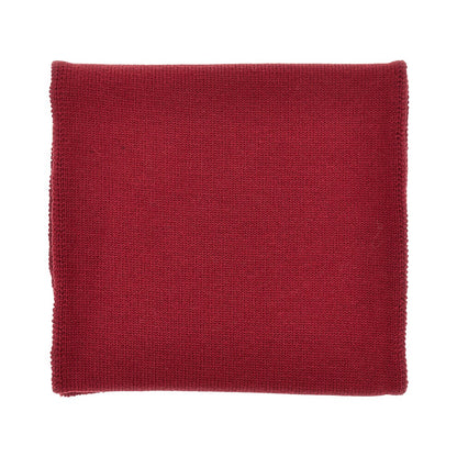 EMPORIO ARMANI Wool scarf with logo embroidery
