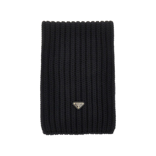 Prada Wool scarf with triangle logo