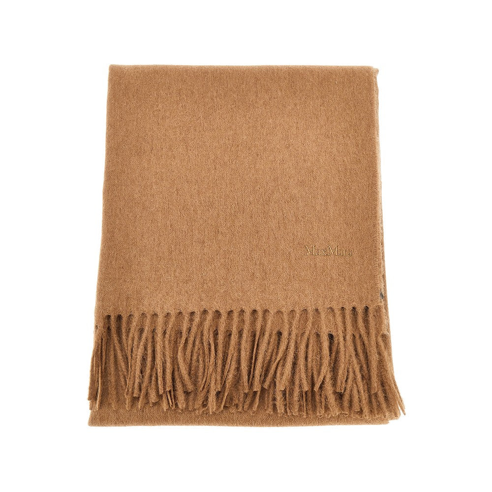 MAX MARA Camel wool scarf