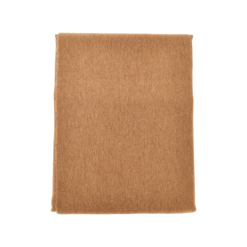 MAX MARA Camel wool scarf