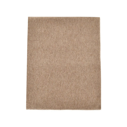 MAX MARA Logo embroidery cashmere scarf