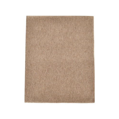 MAX MARA Logo embroidery cashmere scarf