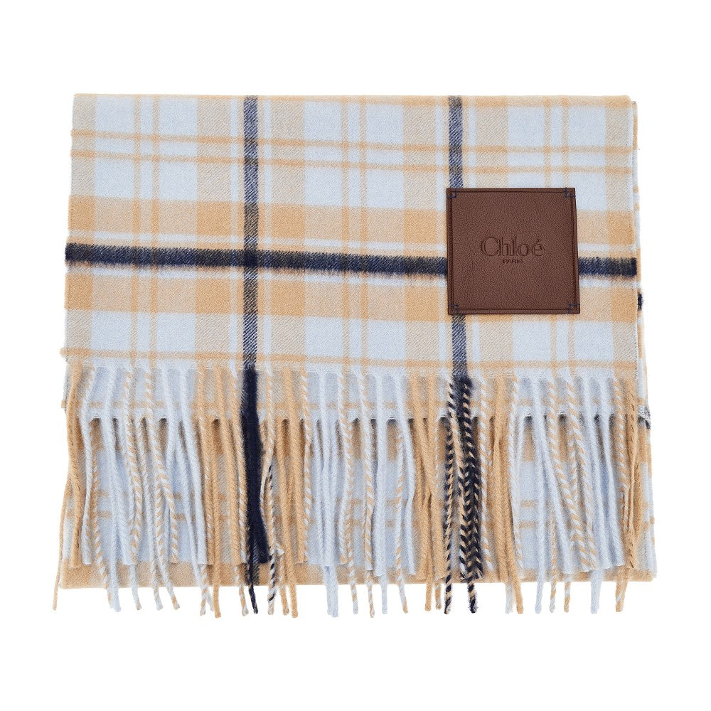 Chloé 'Chloé Highlanding' cashmere scarf