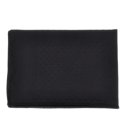 PRADA Jacquard wool and silk scarf