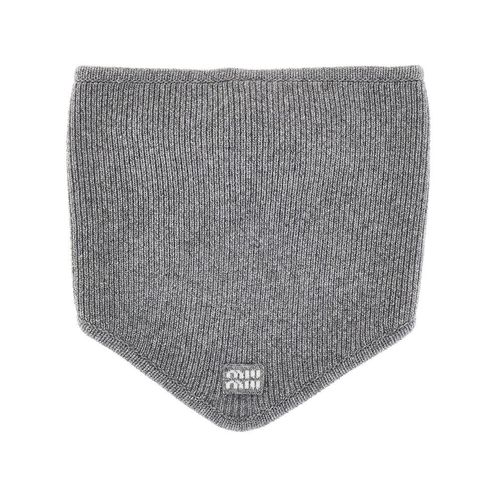 MIU MIU Cashmere and virgin wool scarf