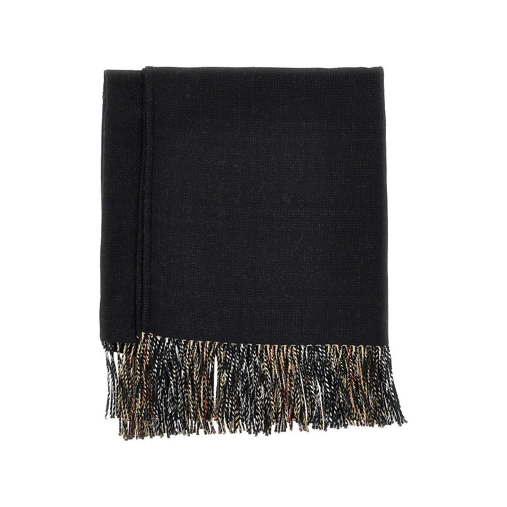 BURBERRY Check wool reversible cape