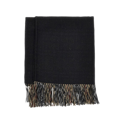 BURBERRY Check wool reversible cape
