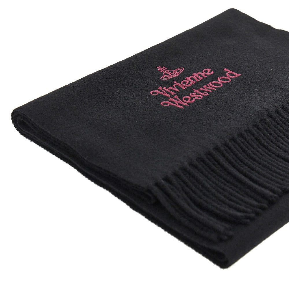 Vivienne Westwood Logo embroidery scarf