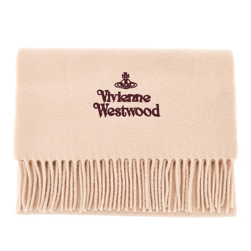 Vivienne Westwood Logo embroidery scarf