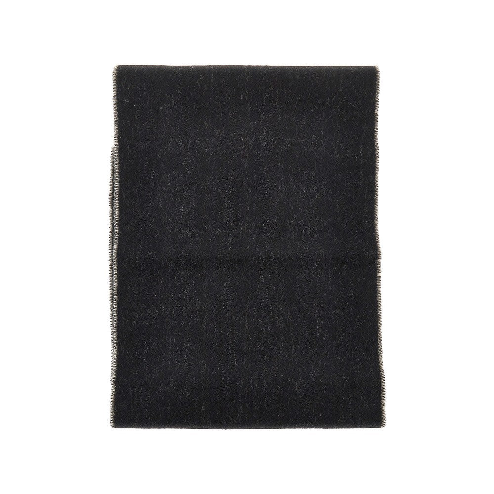 Vivienne Westwood Single Orb double-face wool scarf