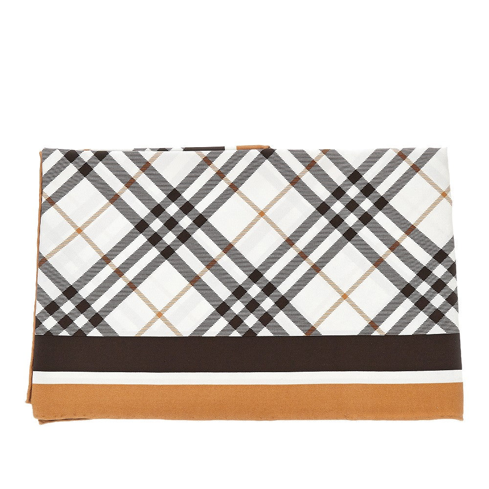 BURBERRY Check silk scarf