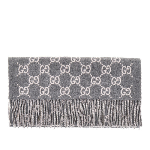 GUCCI GG cashmere scarf