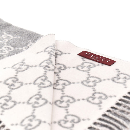 GUCCI GG cashmere scarf
