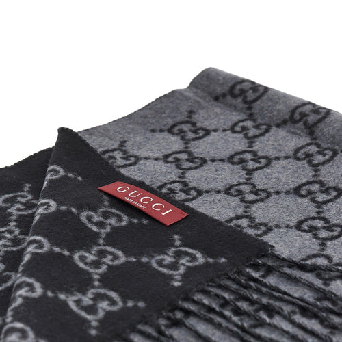 GUCCI GG cashmere scarf