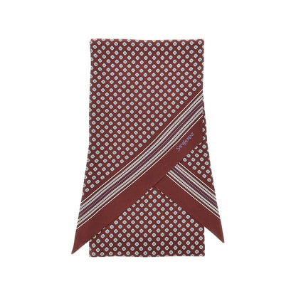 SAINT LAURENT Silk twill lavalliere scarf