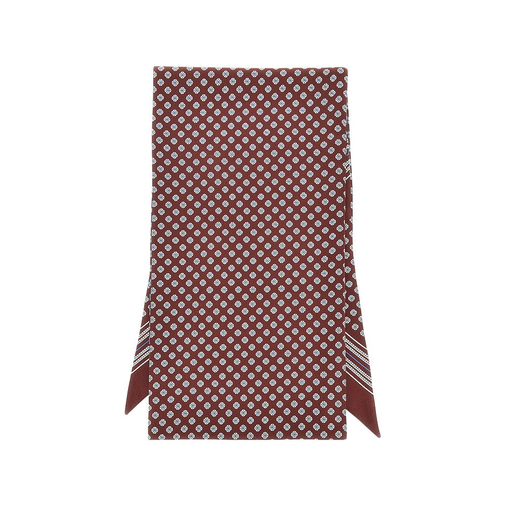 SAINT LAURENT Silk twill lavalliere scarf