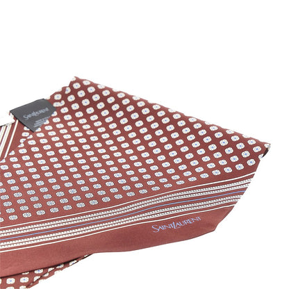 SAINT LAURENT Silk twill lavalliere scarf