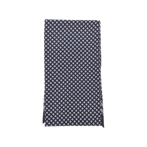 SAINT LAURENT Silk twill lavalliere scarf