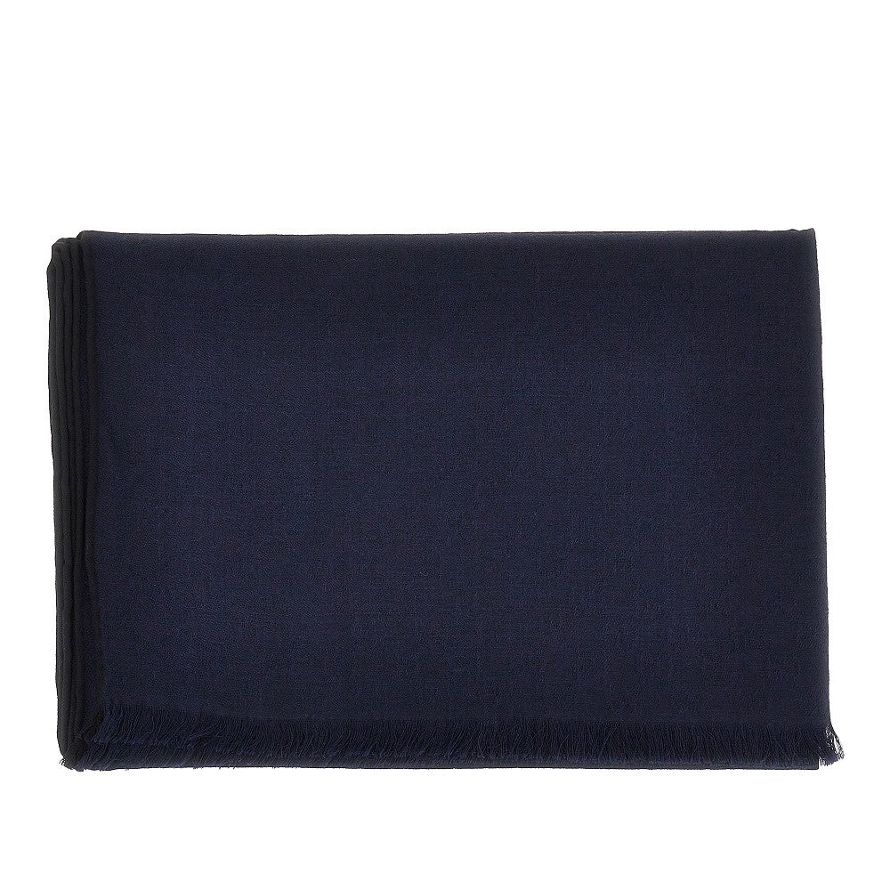 GUCCI Jacquard silk and wool-blend scarf