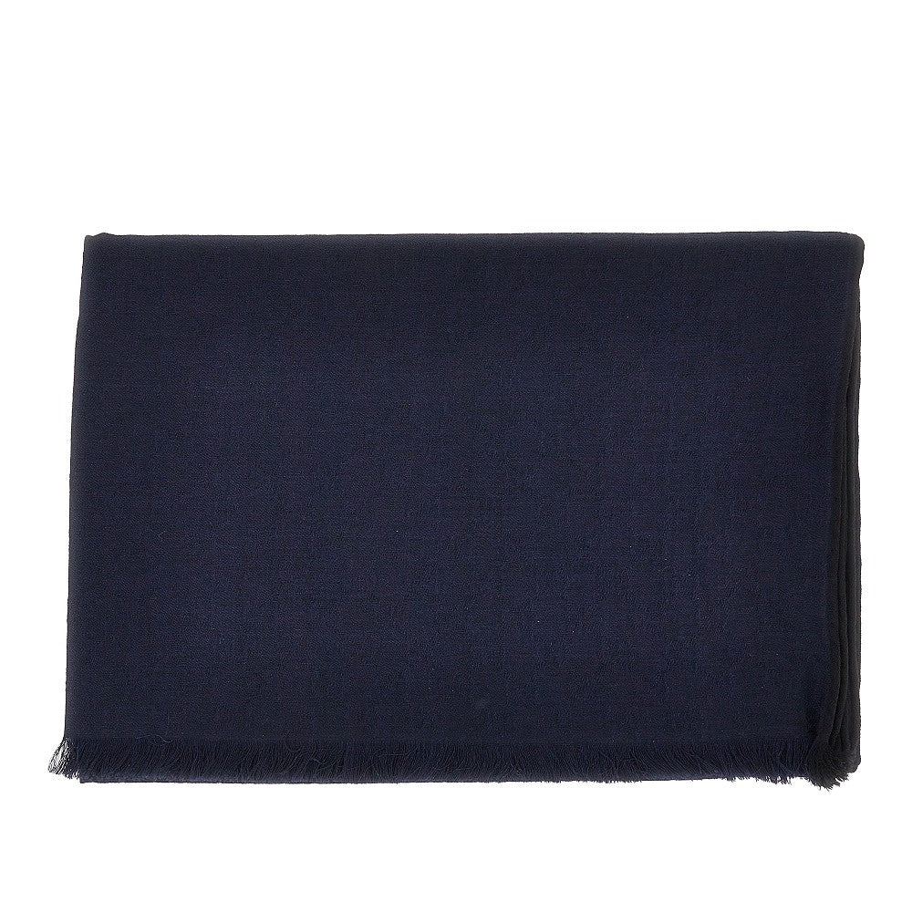 GUCCI Jacquard silk and wool-blend scarf