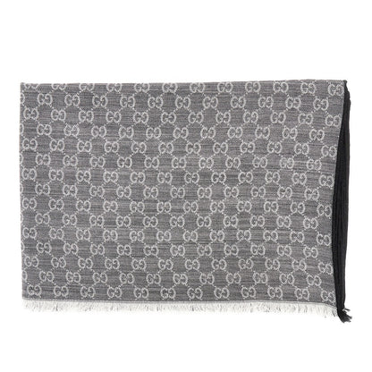 GUCCI Jacquard silk and wool-blend scarf