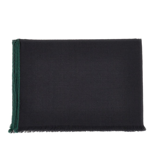 GUCCI Jacquard silk and wool-blend scarf