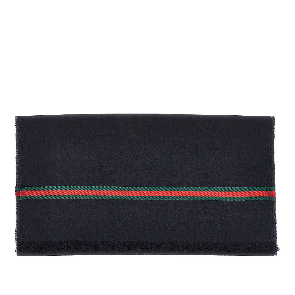 GUCCI Silk and wool scarf