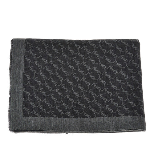SAINT LAURENT Cassandre' cashmere and silk scarf
