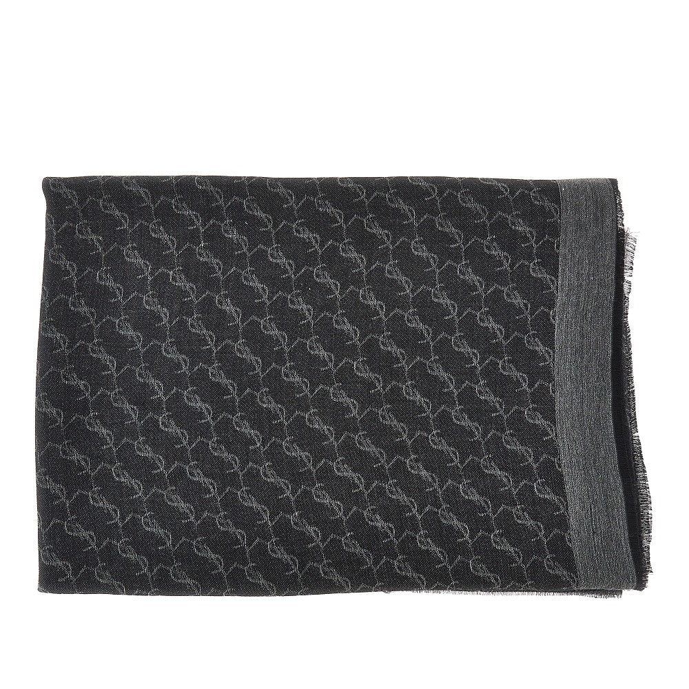SAINT LAURENT Cassandre' cashmere and silk scarf