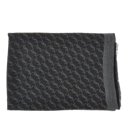 SAINT LAURENT Cassandre' cashmere and silk scarf