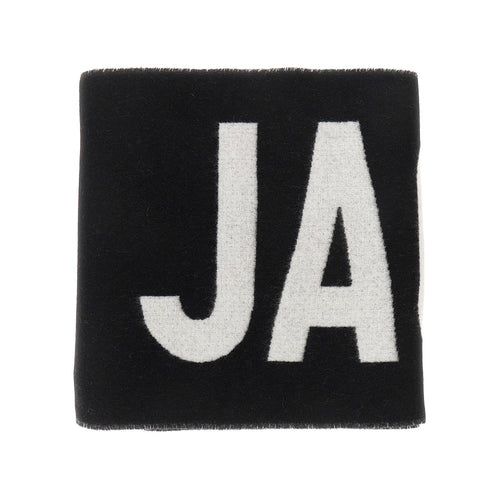 JACQUEMUS Jacquard logo wool scarf