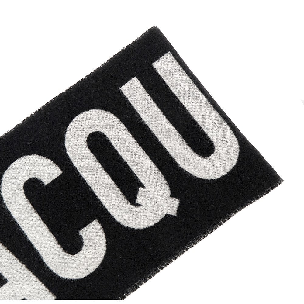 JACQUEMUS Jacquard logo wool scarf
