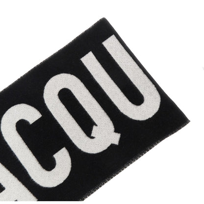 JACQUEMUS Jacquard logo wool scarf