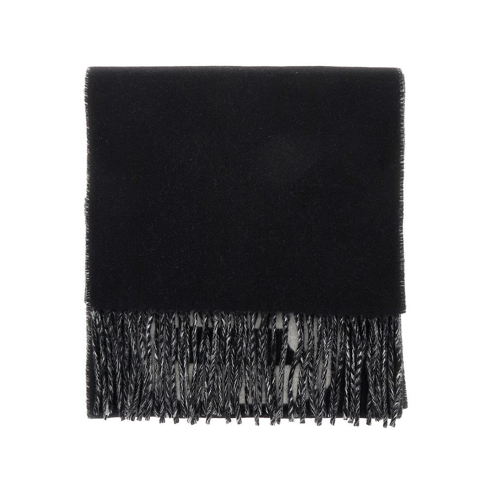 JACQUEMUS Jacquard logo wool scarf