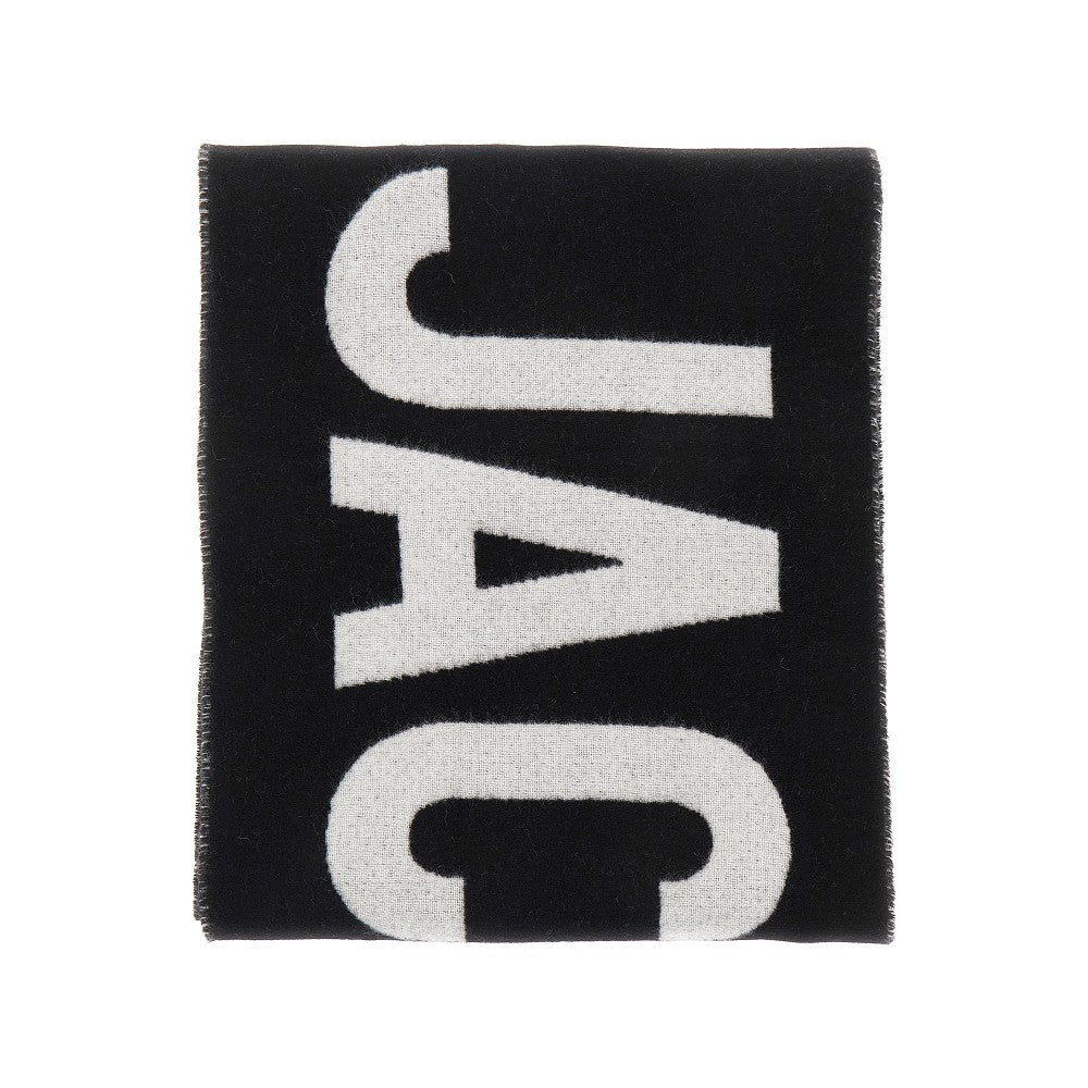 JACQUEMUS Jacquard logo wool scarf