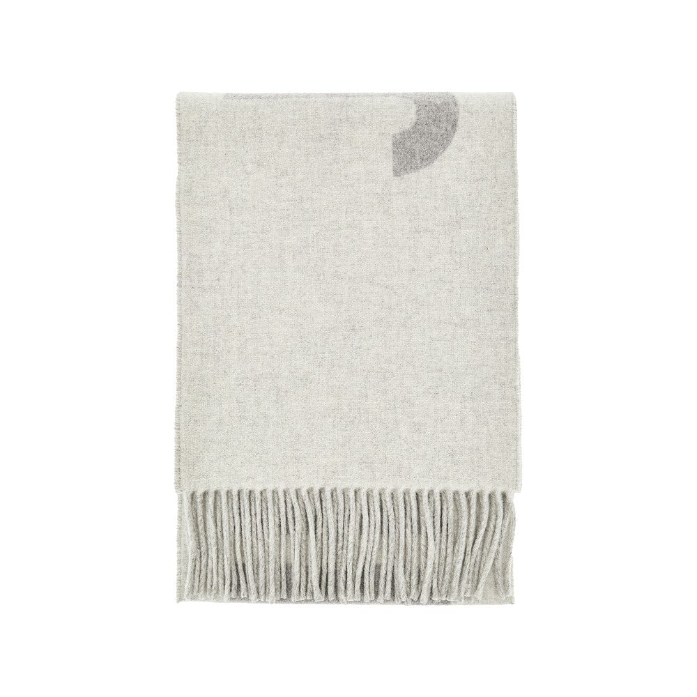 JACQUEMUS Jacquard logo wool scarf