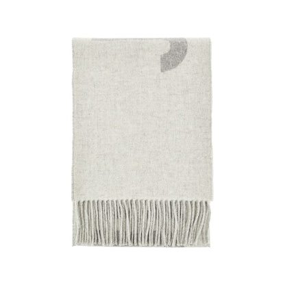 JACQUEMUS Jacquard logo wool scarf